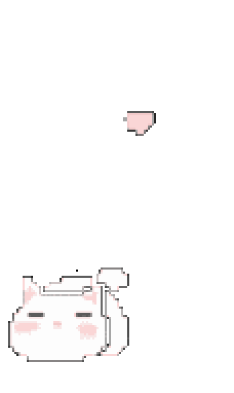pixel cat left